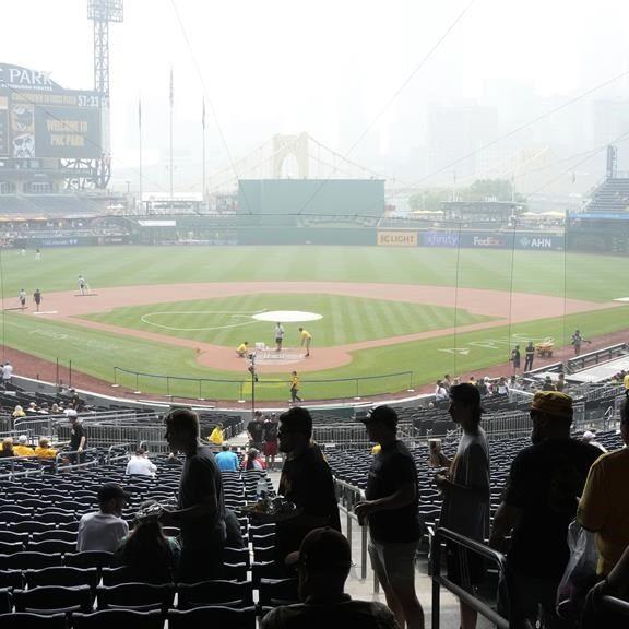 Pirates-Padres game delayed 45 minutes due to poor air quality from wildfires